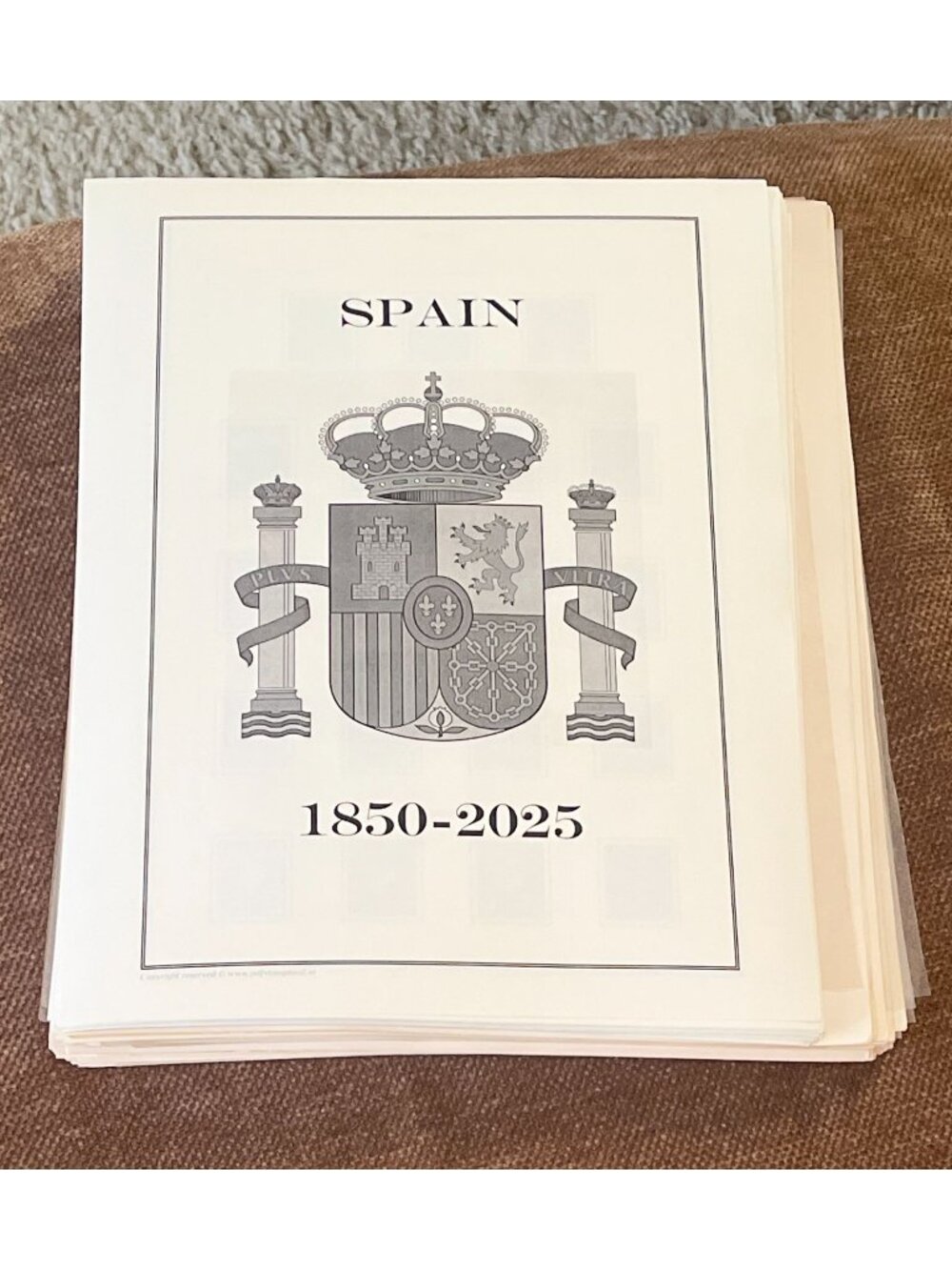 Spain Stamp Collection 1854-1973 1044 Postage Stamp Classic Album Sahara Guinea